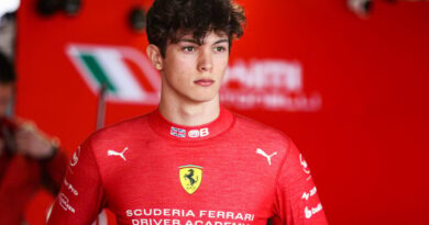 Oliver Bearman quando testou pela Ferrari.