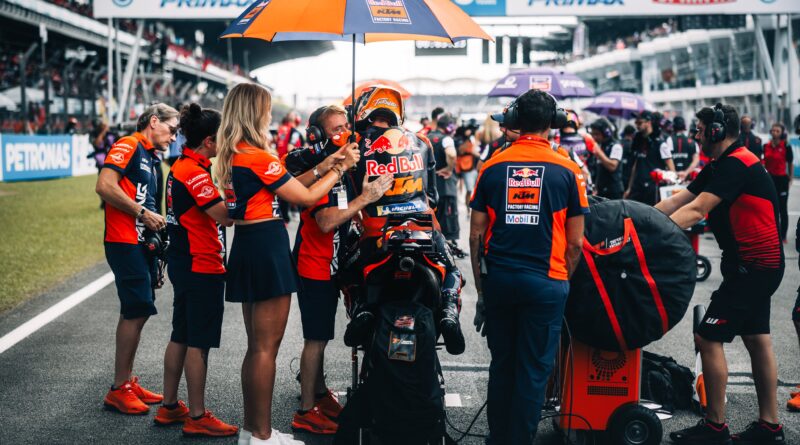 Jack Miller, piloto da KTM no grid do GP da Malásia.