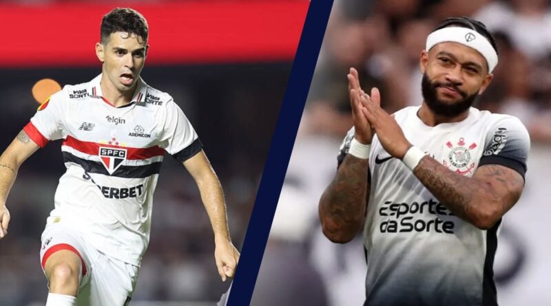 Memphis do Corinthians enfrenta Oscar São Paulo no clássico no Morumbis.